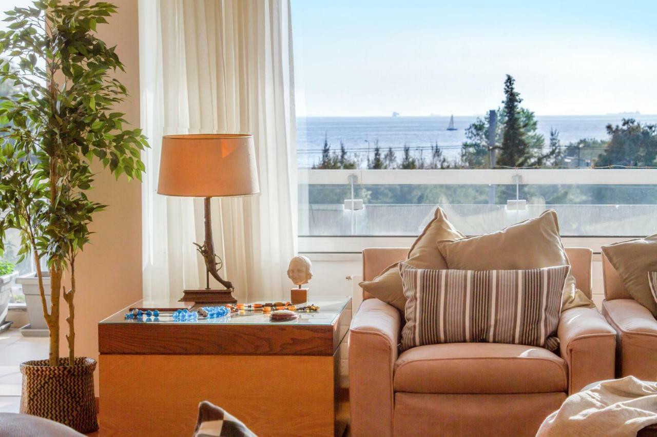 Athens Luxurious Apartment - Sea View! Kültér fotó